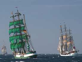 Alexander von Humboldt and the school ship Danmark