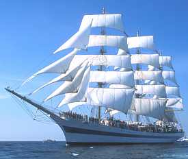 The Russian tall ship MIR, Skt. Petersburg