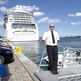 cruise ship in Copenhagen