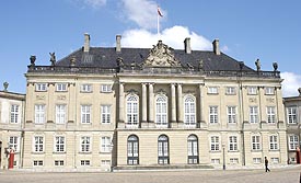 Amalienborg Castle in Copenhagen